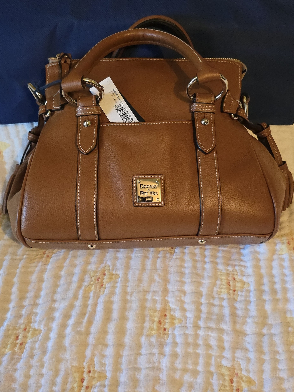 Dooney & Bourke Tan Leather Satchel